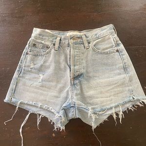denim forum shorts